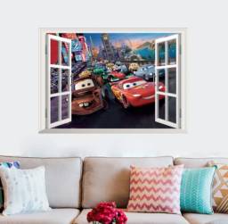 3D Cartoon Pixar Cars wall stickers art posters , Pixar Cars Mater Wall Stickers For Kids Room Decor Poster
