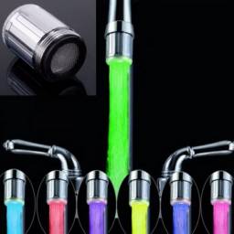 Аэратор для крана AliExpress LED Water Faucet Light Colorful Changing Glow Shower Head Kitchen Tap Aerators
