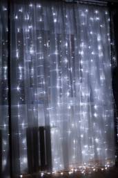 AliExpress 2016 4.5M x 3M New Year Christmas Garlands LED Fairy String Lights Party Wedding Decoration Curtain Home