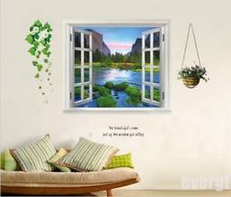 AliExpress 3D Valley Window View Wall Art Stickers Vinyl Decal Home Decor Mural