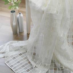 Aliexpress Plaid rustic curtain window screening