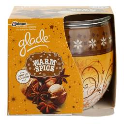 Ароматизированная свеча Glade - warm spice ограниченная версия