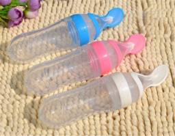 Бутылочка для кормления Aliexpress силиконовая с ложкой Baby Feeding Bottle With Spoon Infant Silica Gel Food Supplement Rice Cereal Bottle