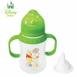 Бутылочка для кормления Lubby Бутылочка Disney Baby "Медвежонок Винни" с силиконовой соской и дополнительным наконечником