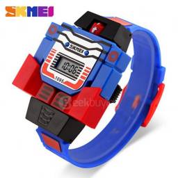 Часы наручные детские Geekbuying SKMEI 1095 Detachable Transformers Cartoon Robot Kids Watch