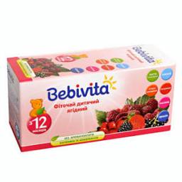 Чай Bebivita Фиточай детский ягодный Bebivita с 12-ти месяцев