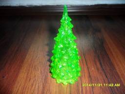Christmas Tree Style Crystal Colorful LED Flashing Light Lamp Decor for Desktop Display FLD-135557 от Tinydeal