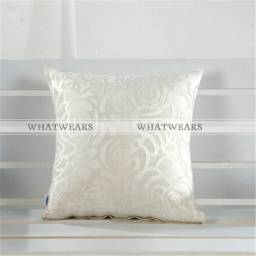 Декоративная наволочка на подушку AliExpress WHATWEARS Decorative Pillowcases Bed Throw Pillow 43*43 Home Accessory Case Square Flower Pattern