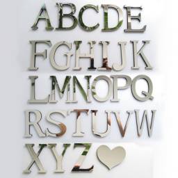 Декоративные наклейки Aliexpress new acrylic EVA wedding sticker love letters Home decoration English 3D mirror wall Stickers Alphabet LOGO