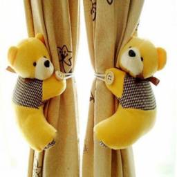 Держатели для занавесок Free shipping wholesale window curtain hook tieback cute bear buckle hangers belt 5 colors 18x15cm GetUBack D010