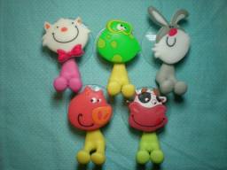 Держатели для зубных щеток Aliexpress Free Shipping 5pcs/Set Cute Cartoon Animal Sucker Toothbrush holder / Suction hooks 19001 b008