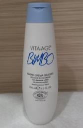 Детская косметика Bottega Di Lungavita Крем для ванны Vita-Age Bimbo c рисом и миндалем