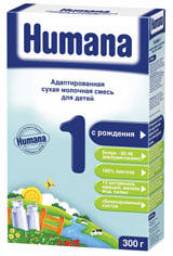 Детская молочная смесь Humana 1 для детей с рождения до 6 месяцев