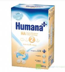Детская молочная смесь Humana Гипоаллергенная HA 2 от 6 месяцев и старше