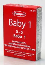 Детская молочная смесь Semper С рождения до 5 мес. 350 г