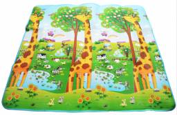 Детский коврик Aliexpress Baby Crawling Mat 2*1.8m Double-sided Bear+Giraffe Baby Play Activity Mat Baby Play Gym Kids Play Mat