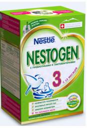 Детское молочко Nestle Nestogen 3 с пребиотиками и лактобактериями с 12 месяцев