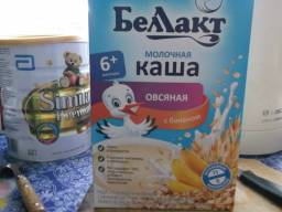 Детское питание Беллакт Каша молочная овсяная с бананом