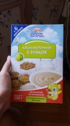 Детское питание Damil молочная каша 5 злаков