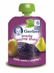Детское питание Gerber Пюре груша и чернослив