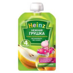 Детское питание Heinz Пюре в пауче Нежная грушка