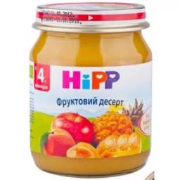 Детское питание HIPP Пюре "Фруктовый десерт"