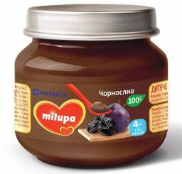 Детское питание Milupa пюре Чернослив