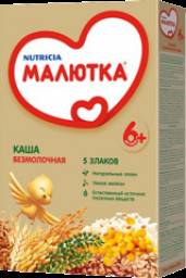 Детское питание Nutricia Безмолочная каша Малютка 5 злаков