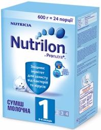 Детское питание Nutricia Смесь молочная Nutrilon с Pronutra+ 1