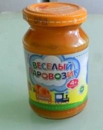 Детское питание ООО "Теледиск-Холдинг" Пюре "Веселый паровозик" персик
