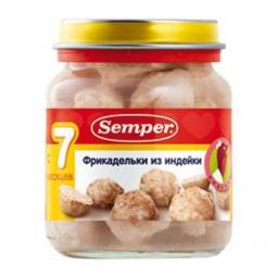 Детское питание Semper Фрикадельки из индейки