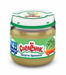 Детское питание Спеленок Пюре из капусты брокколи