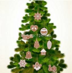 Елочные игрушки AliExpress 11Pcs Animal Snowflake Biscuits CHRISTMAS Hand Made Polymer Clay #BSEL