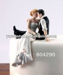 Фигурки на торт 2014 The Look of Love Bride and Groom Couple Figurine wedding cake topper