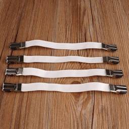 Фиксаторы для простыни AliExpress New Useful Multipurpose 4pcs Bed Sheet Fasteners Mattress Elastic Holder Clip Grippers Tool
