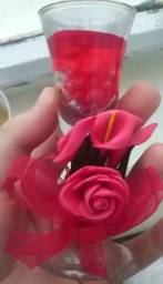 Fix Price With Love Свеча с цветами