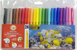 Фломастеры KOH-I-NOOR Hardtmuth 24 цвета