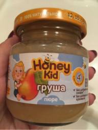Фруктовое пюре Honey Kid Груша