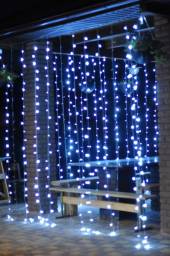 Гирлянда AliExpress 3M x 3M 300 LED Outdoor Party Christmas xmas String Fairy Wedding Curtain Lights Lighting 8 Modes