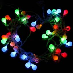 Гирлянда Aliexpress 50 LED 5M Colorful Christmas Light /Decoration String Lights with DC Joint