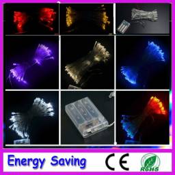 Гирлянда Aliexpress 5M 50 led battery string light 3pcs AA Battery Operated Fairy Party Wedding Christmas Flashing LED strip