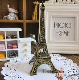 Интерьерное украшение AliExpress Home Decor 15cm Retro Alloy Bronze Tone Paris Eiffel Tower Figurine Statue Model