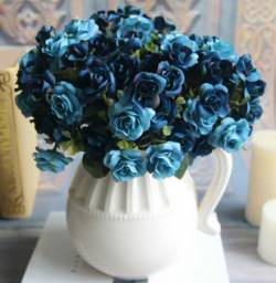 Искусственные розы AliExpress Austin 15 heads Autumn Fake Silk Flowers Artificial Rose Wedding Party Home Floral Flower Arrangement