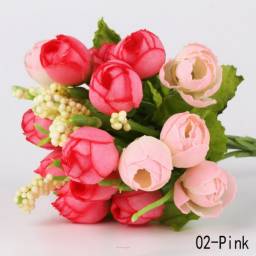 Искусственные цветы Aliexpress Fashion Bouquet Artificial Roses Flowers Home Garden Wedding Craft Living Room Decoration DIY Drop Shipping HG-0965-02