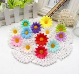 Искусственные цветы Aliexpress Small Silk Sunflower Handmake Artificial Flower Head Wedding Decoration DIY Wreath Gift Box Scrapbooking Craft Fake