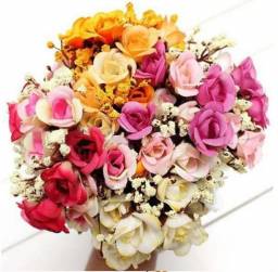 Искуственные цветы с Aliexpress - Sweet Wedding Party Home Bridal Craft Flores Artificial Rose Silk Fake Flowers Decorations Bouquet