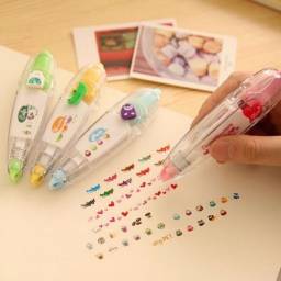 Канцелярские товары Aliexpress 2X Kawaii Washi Correction Tape diy Fita Corretiva Stationery Decorative Japanese Scrapbooking Sticker Articulos De Papeleria