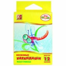 Канцелярские товары ЛУЧ восковые карандаши