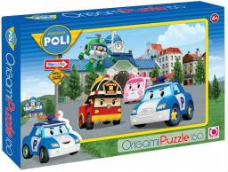 Карточки-пазлы (2 элемента) Origami Puzzle 160 Robocar Poli