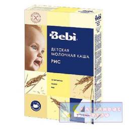 Каша Bebi детская молочная Рис